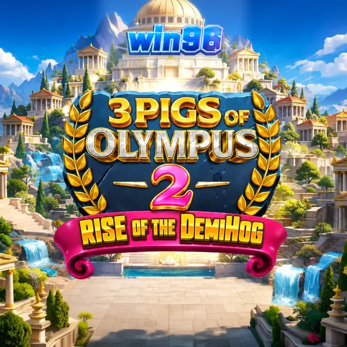 3 Pigs of Olympus 2 Rise of the DemiHog slot game screen